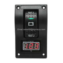 5-30V Digital Voltmeter Battery Test Panel Rocker Switch Dpdt/on-off-on